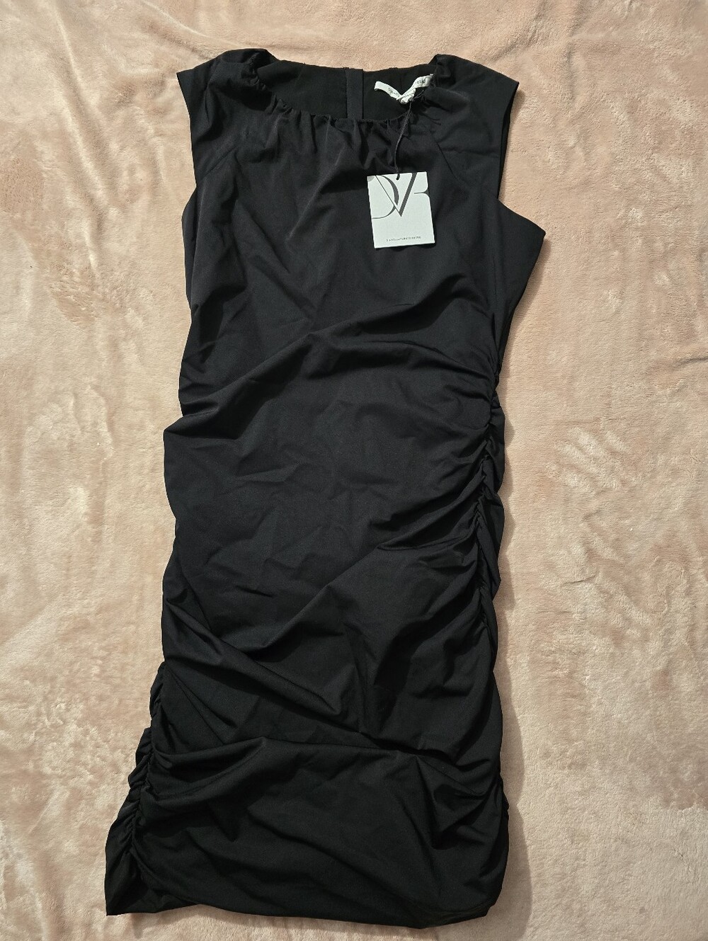 DVF Diane Von Furstenberg TULIPAN ruched dress Size 6